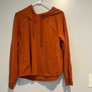 Athleta Burnt Orange Hoodie